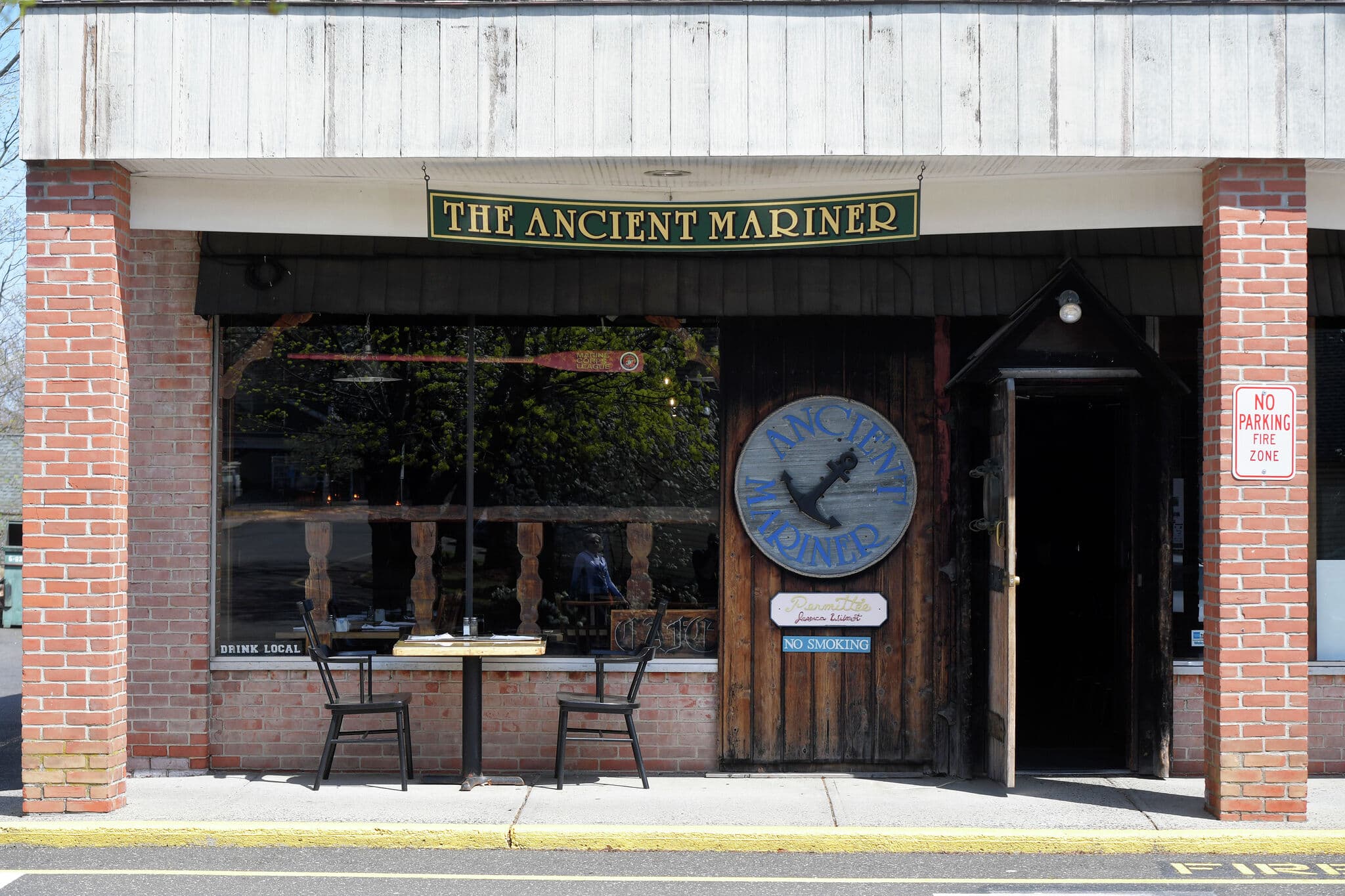 Historic facade of The Ancient Mariner