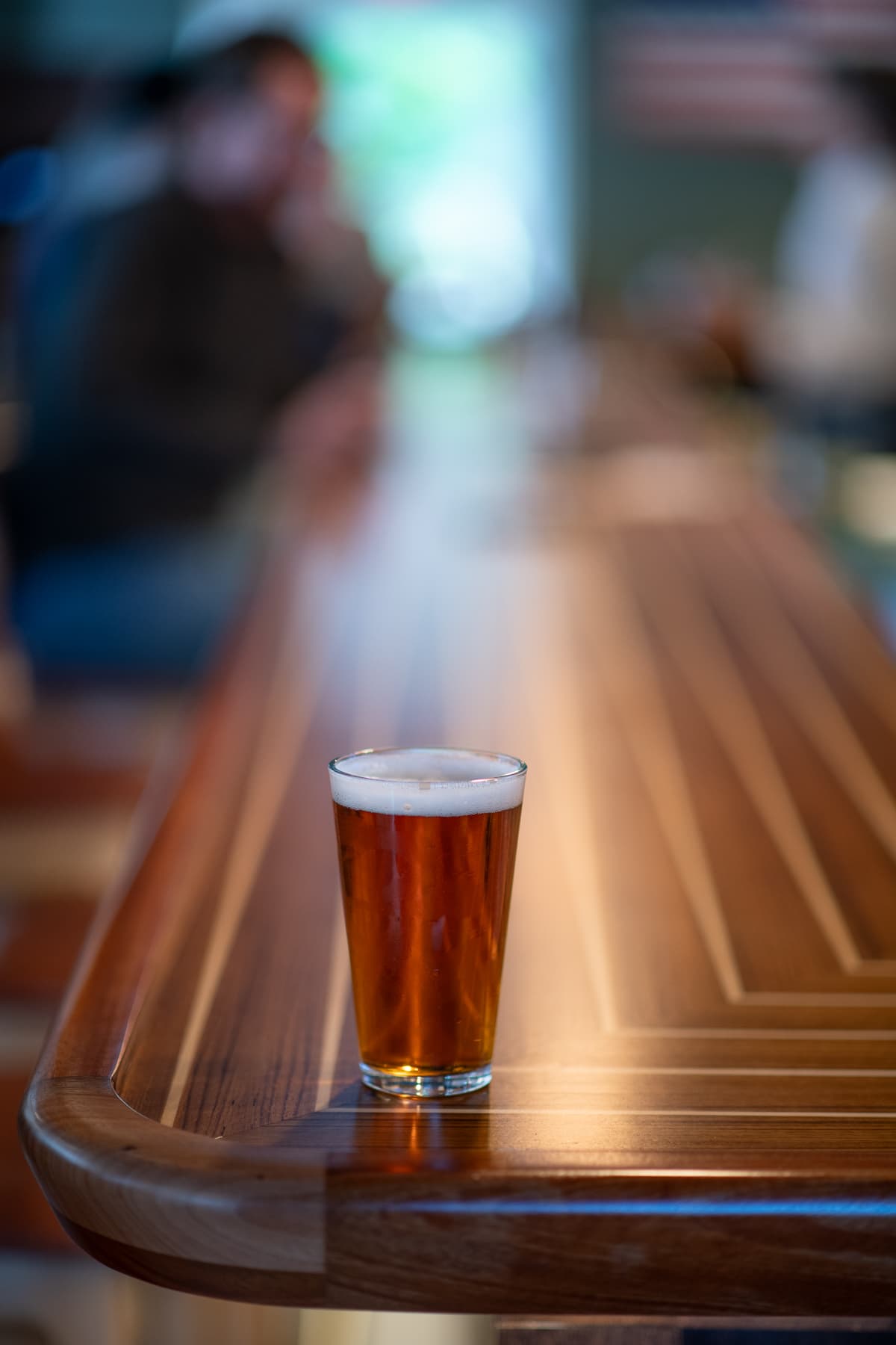 A pint on the bar at The Mariner Tavern